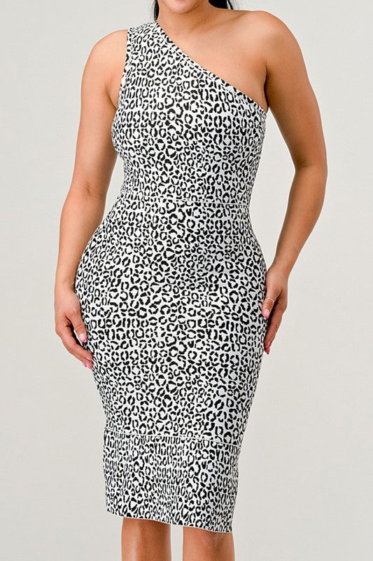 Leopard Spirit Midi Dress