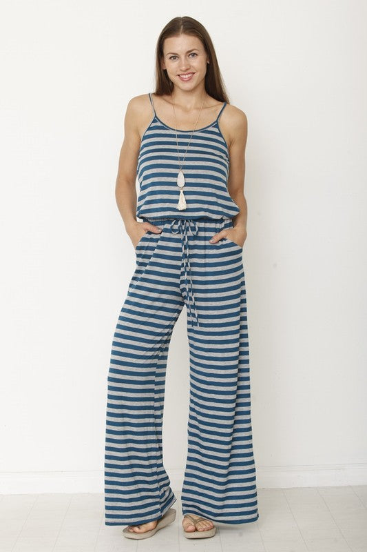 Woo Stripe Jumpsuit