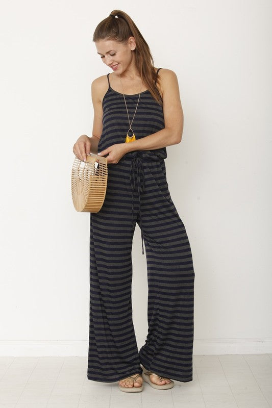 Woo Stripe Jumpsuit