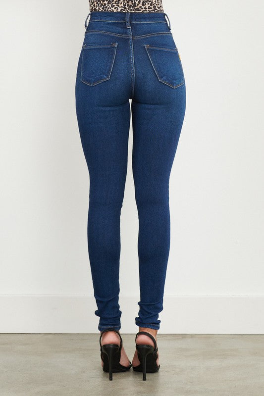 Vibrant M.I.U Dark Stone Classic Skinny Jeans