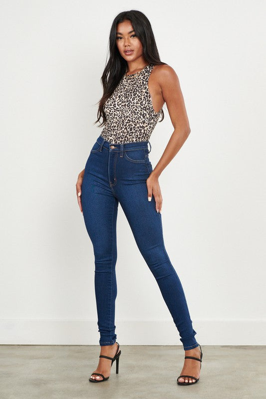 Vibrant M.I.U Dark Stone Classic Skinny Jeans