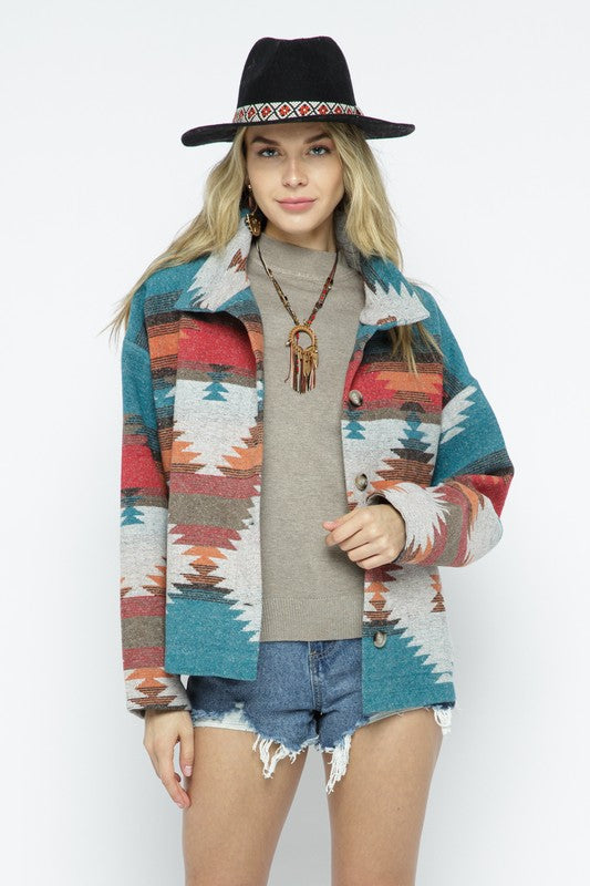 Mison Lightweight Aztec Jacket