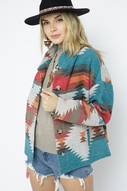 Mison Lightweight Aztec Jacket