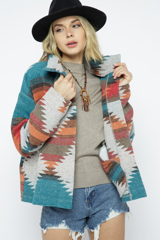 Mison Lightweight Aztec Jacket