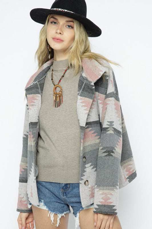 Mison Lightweight Aztec Jacket