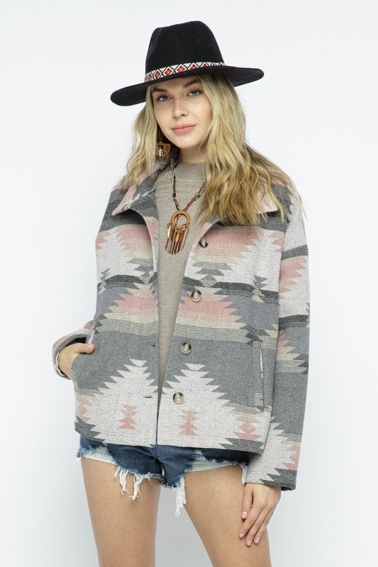 Mison Lightweight Aztec Jacket