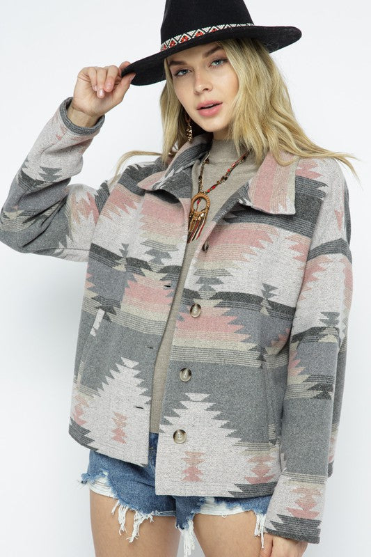 Mison Lightweight Aztec Jacket