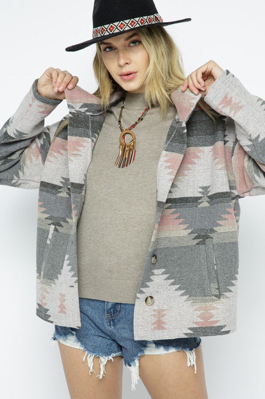 Mison Lightweight Aztec Jacket