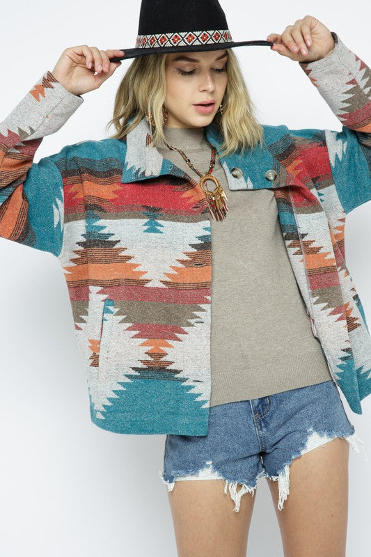 Mison Lightweight Aztec Jacket