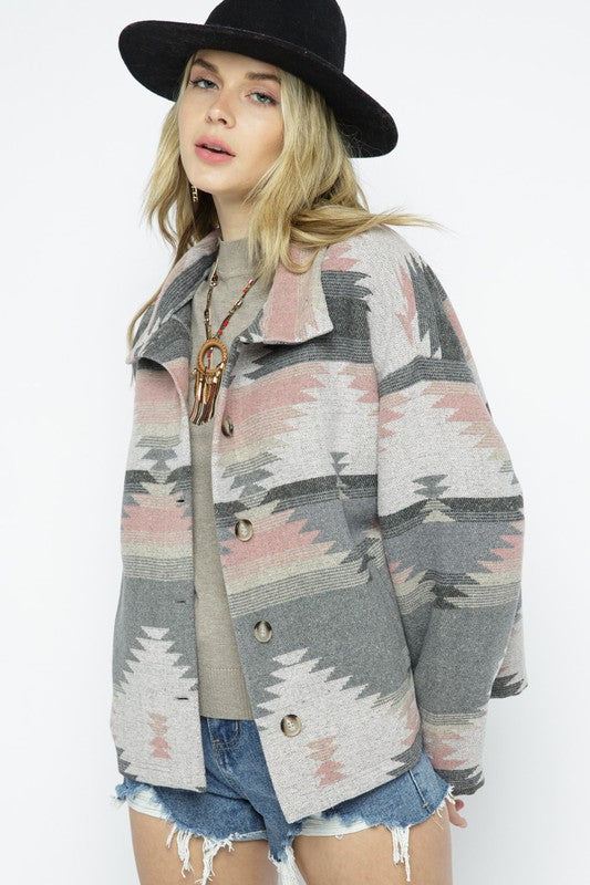 Mison Lightweight Aztec Jacket