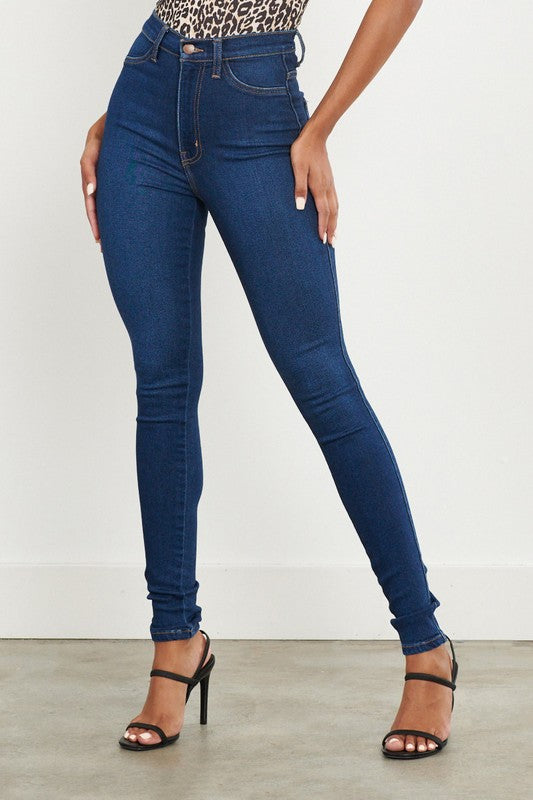 Vibrant M.I.U Dark Stone Classic Skinny Jeans