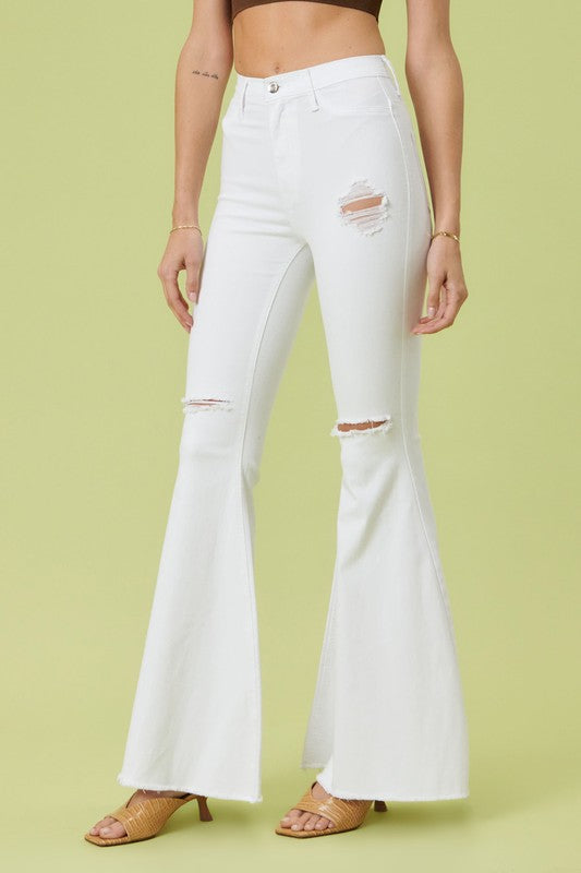 Vibrant M.I.U Bohemian Nights High Rise Flare Jeans