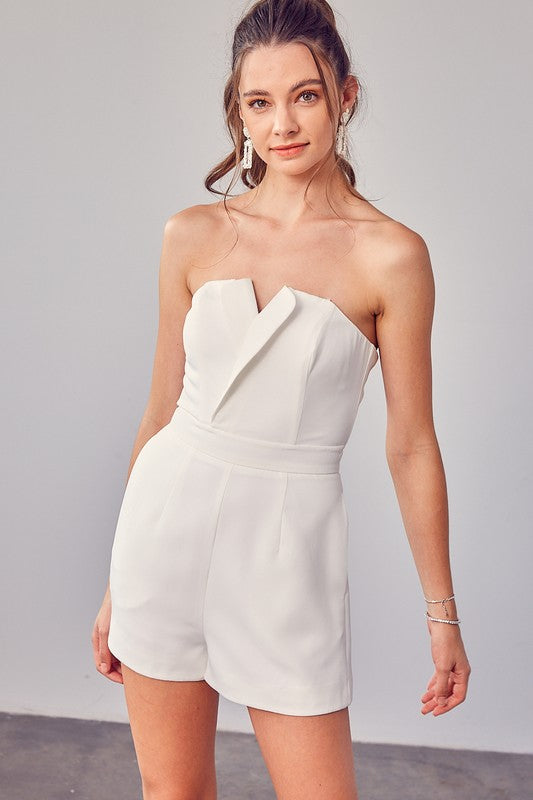 Paper Plane Off Shoulder Romper