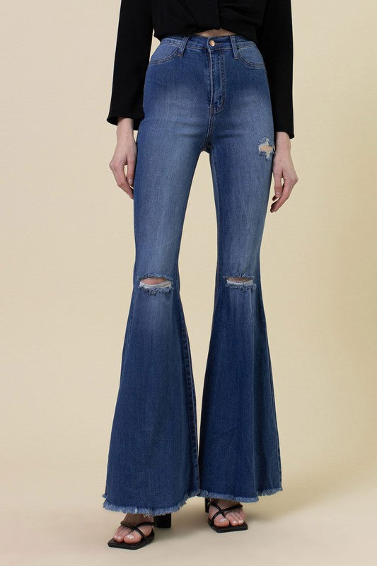 Vibrant M.I.U Find My Flare High Rise Jeans