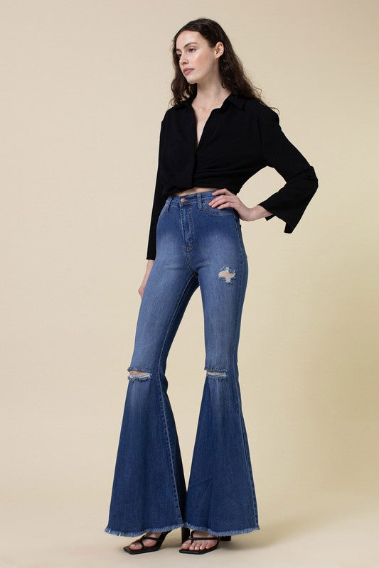 Vibrant M.I.U Find My Flare High Rise Jeans