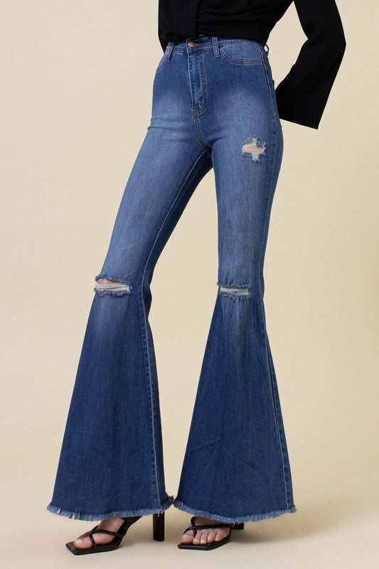 Vibrant M.I.U Find My Flare High Rise Jeans