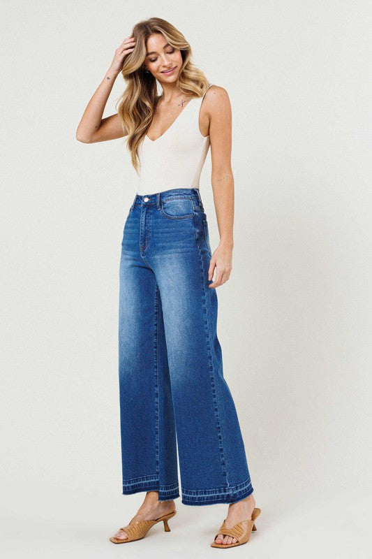 Vibrant M.I.U High Waisted Wide Leg Jeans