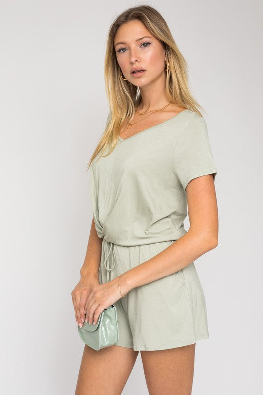 Gilli Twist Front Romper