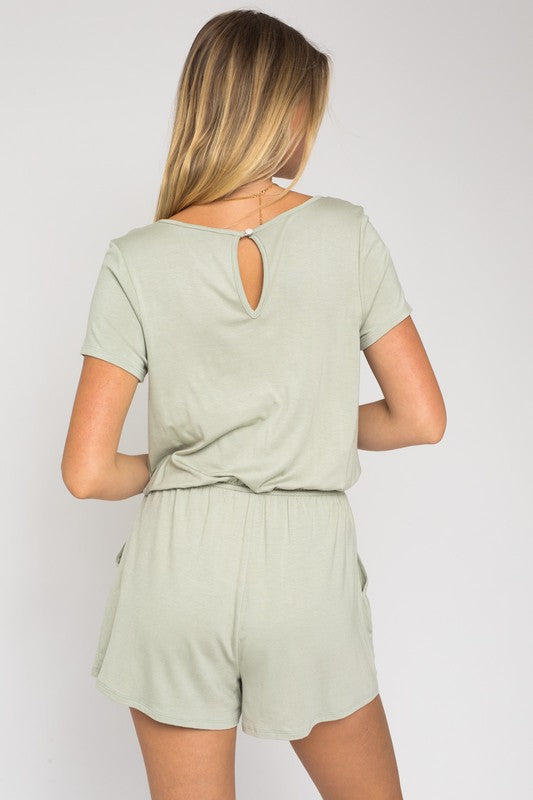 Gilli Twist Front Romper