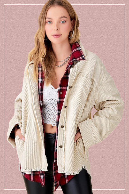 Daisy Button Down Jacket