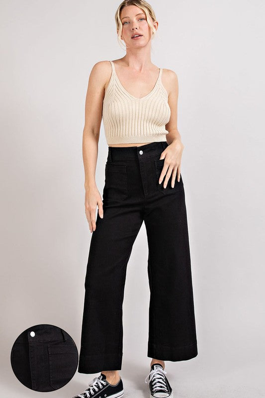 Eesome Soft Washed Wide Leg Pants