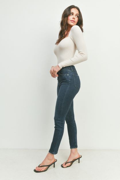 Just USA Mel Mid Rise Ankle Skinny Jeans