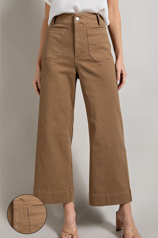 Eesome Soft Washed Wide Leg Pants