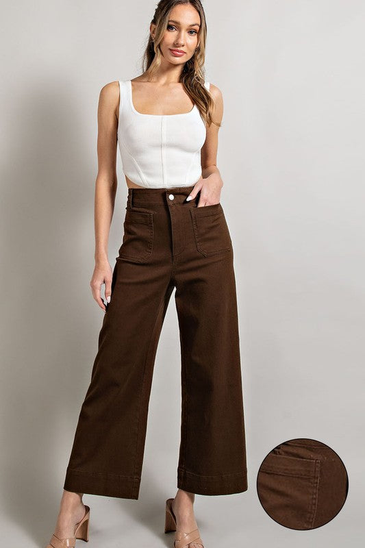 Eesome Soft Washed Wide Leg Pants