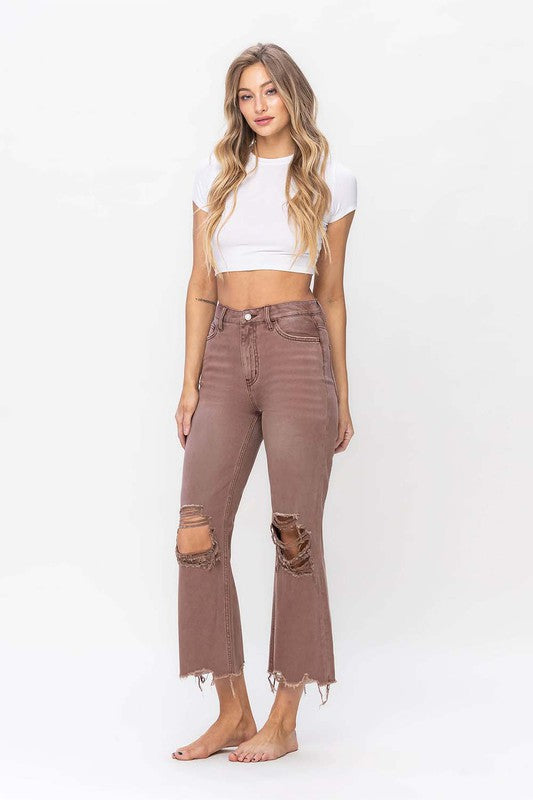 Vervet 90's Vintage Crop Flare Jean