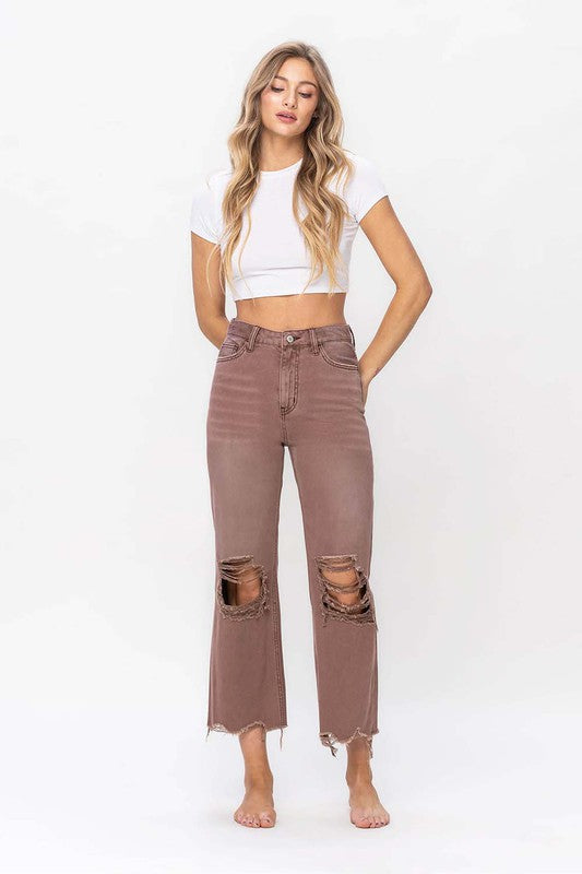 Vervet 90's Vintage Crop Flare Jean