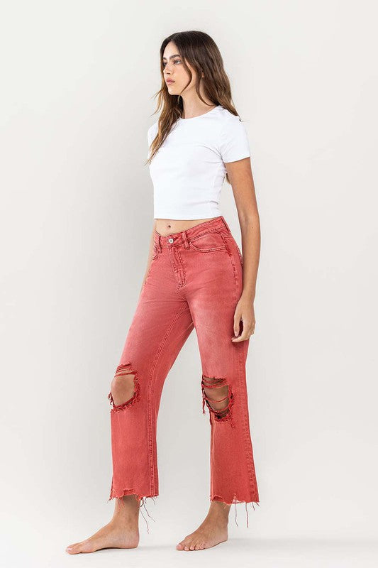 Flying Monkey 90s Vintage Crop Flare Jeans