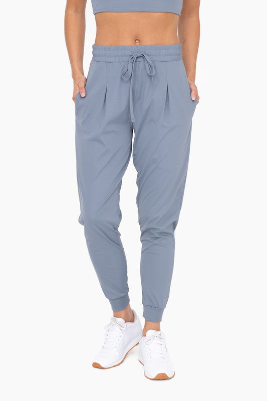 Mono Solid Pleated Front Joggers