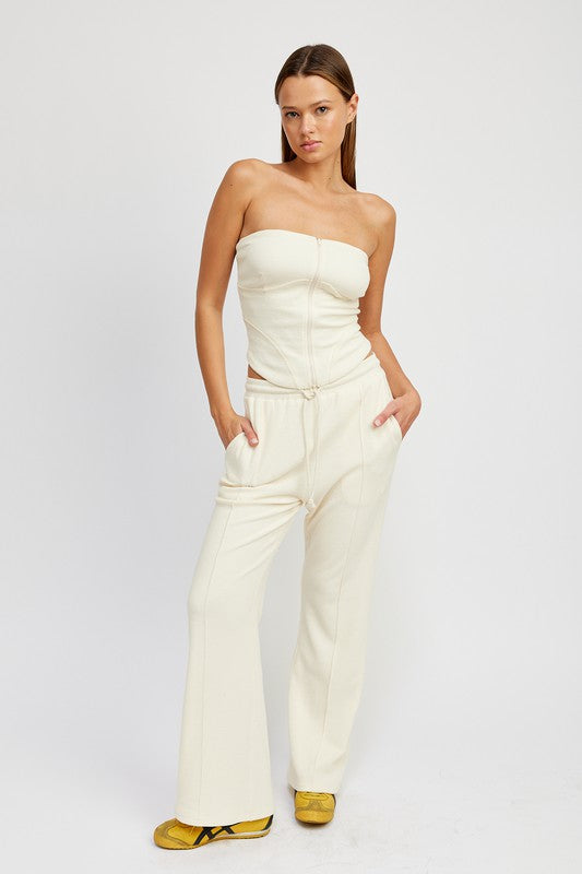 Calm High Waist Drawstring Pants