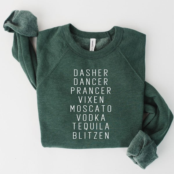 Dasher Dancer Vixen Moscato Sweatshirt