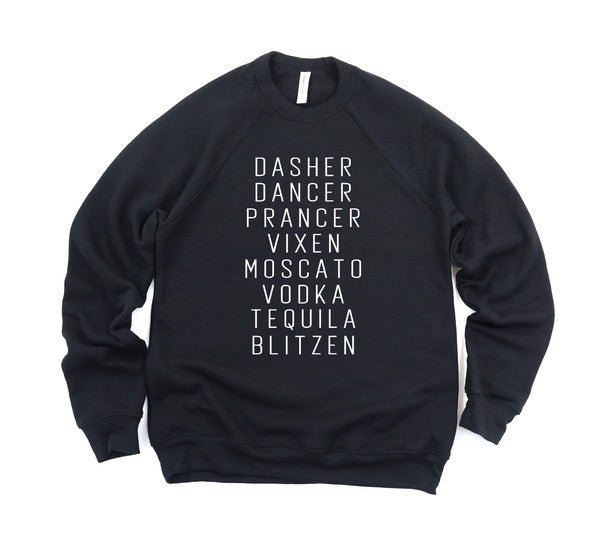 Dasher Dancer Vixen Moscato Sweatshirt