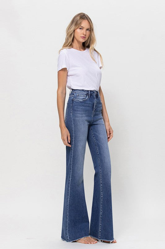 Omni Super High Rise Relaxed Flare Jeans