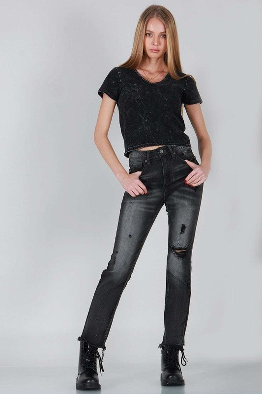 Special A Roni High Rise Relaxed Skinny