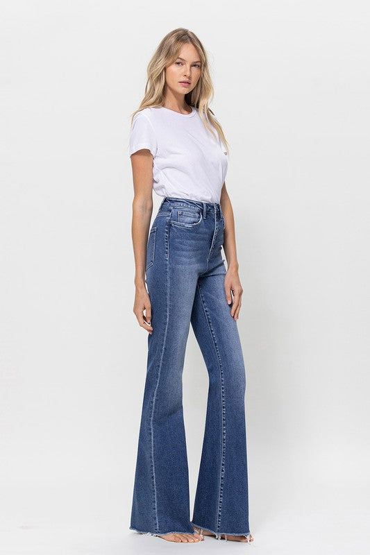 Omni Super High Rise Relaxed Flare Jeans