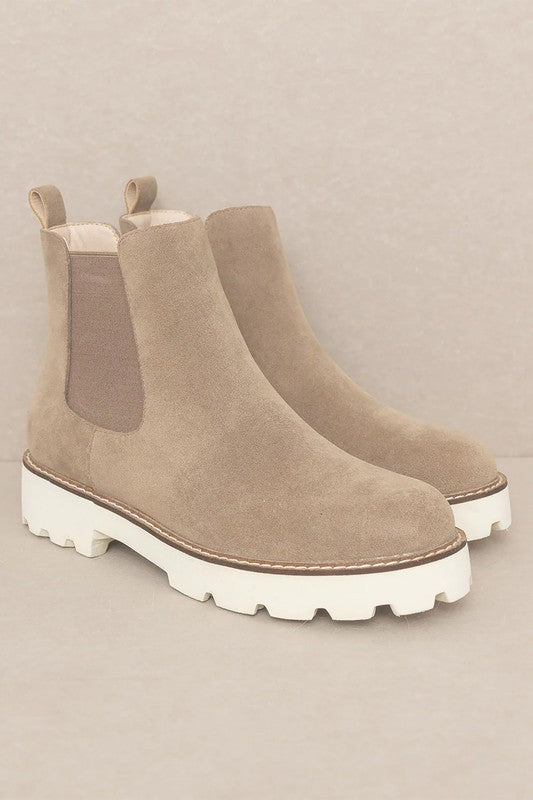 Gianna-Chunky Sole Chelsea Boot