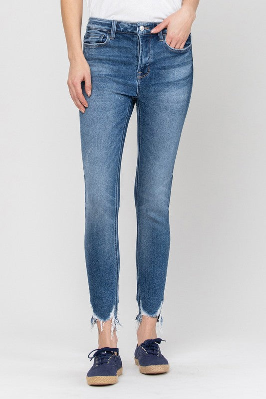 Cali High Rise Ankle Skinny Jeans