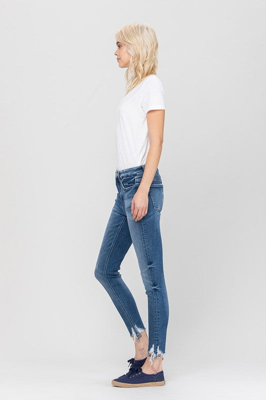 Cali High Rise Ankle Skinny Jeans