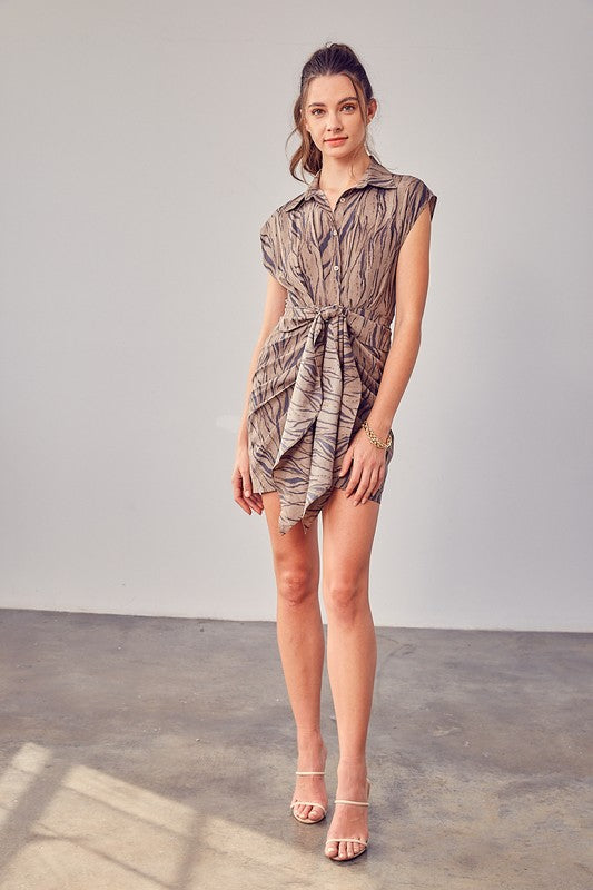 Lena Front Tie Dress