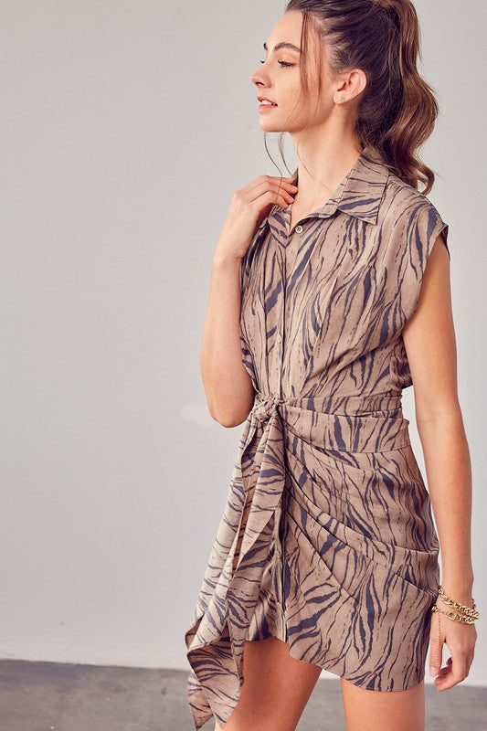 Lena Front Tie Dress