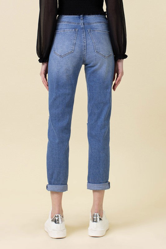 Vibrant M.I.U Andy High Rise Boyfriend Jeans