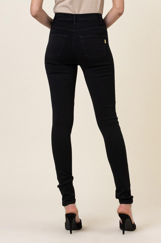 Vibrant M.I.U Classic High Waisted Black Skinny