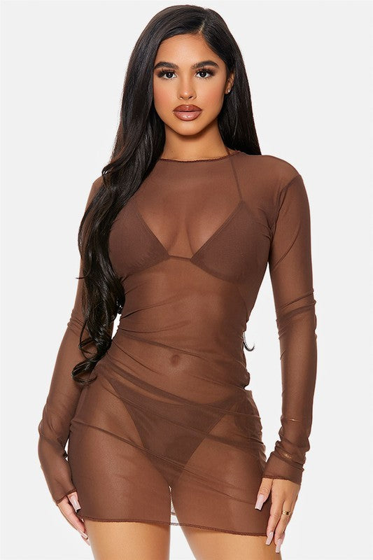 Cover Me Mesh Swimwear Cover Up